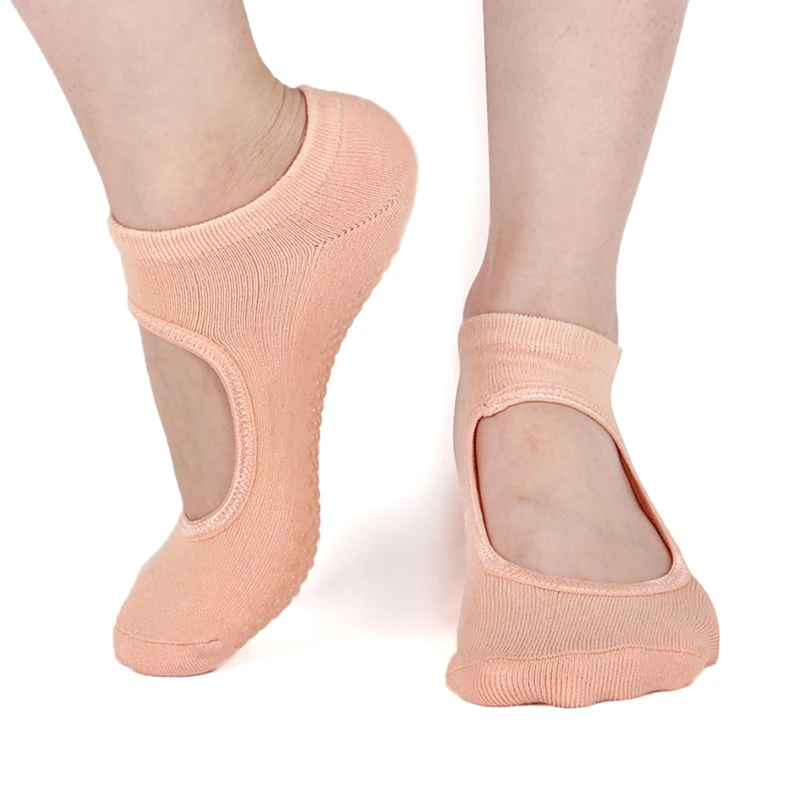 Женские нескользящие носки-башмачки низкие носки-тапочки быстросохнущие