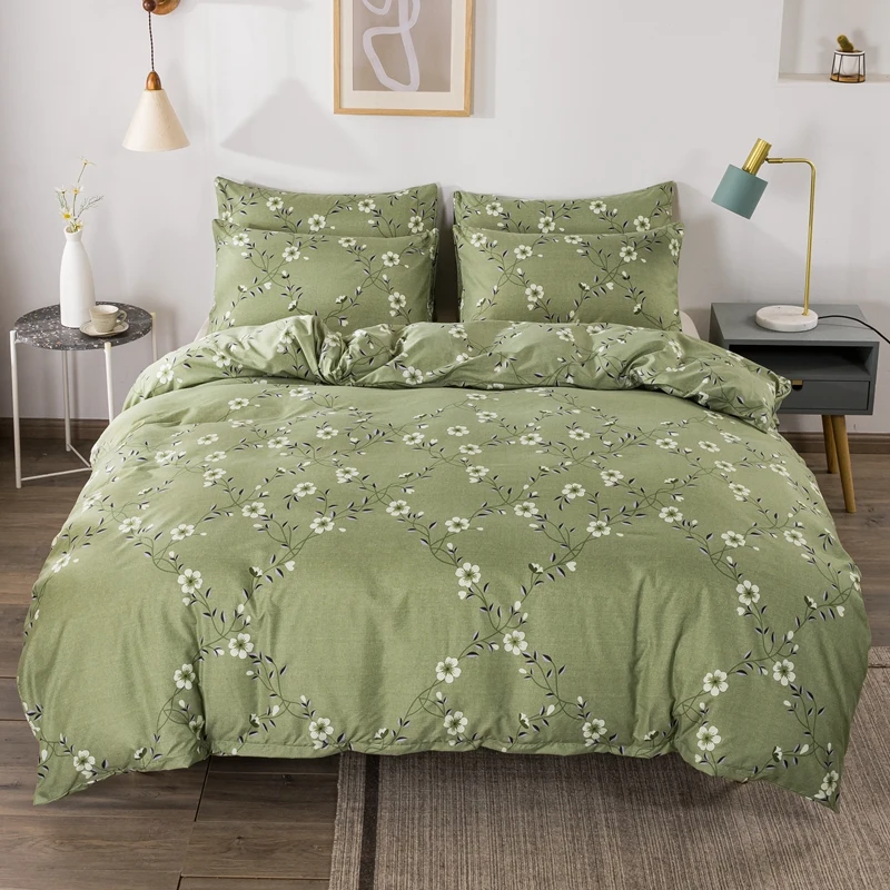 

Pastoral Floral Twin Size Bedding Set Nordic Bed Cover 150 Single Double Queen King Duvet Cover 220x240 Bedclothes No Bed Sheet