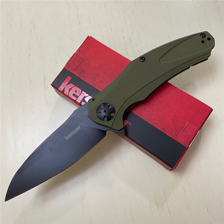 Новейший OEM Kershaw 7008 складной нож 8Cr13Mov лезвие G10 + стальная ручка Походный охотничий
