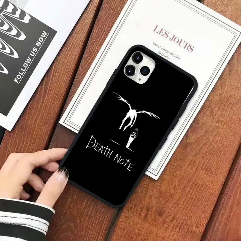 

Japan Anime Manga Death Note Phone Case for iPhone 11 12 pro XS MAX 8 7 6 6S Plus X 5S SE 2020 XR