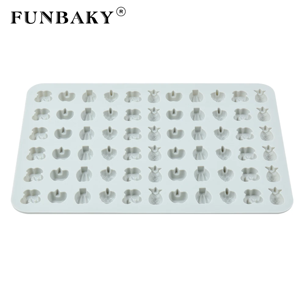 Новинка силиконовая форма FUNBAKY банан Яблоко сделай сам Детские любимые конфеты