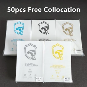 50pcs hd hydrogel film for all mobile phone lcd screen protector for blade cutting machine high quality matteanti blue ray tpu free global shipping