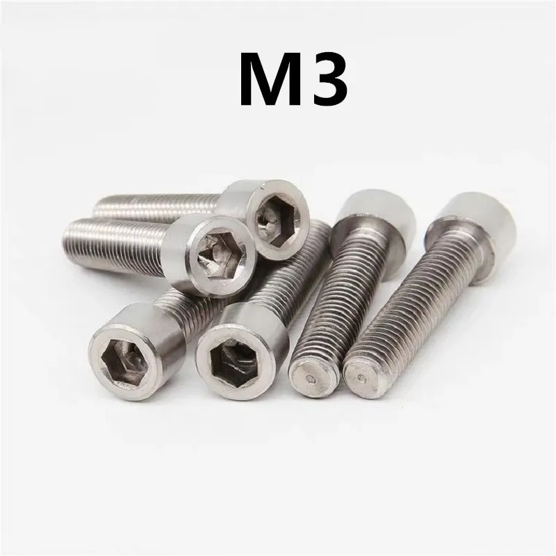 

20 шт M3x5/6/8/10/40 мм GB70.1 Титан болт DIN912 колонка с шестигранной головкой гнездо серый Цвет Ti болты Титан винты Ti крепеж