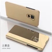 for xiaomi redmi 10x 4g case luxury flip stand view mirror phone case for redmi note9s back cover case for redmi note 9 pro