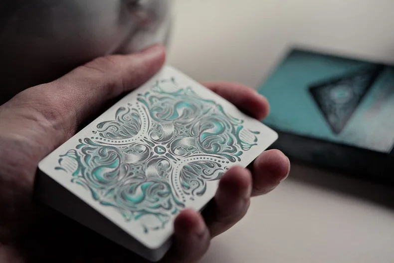 1 колода Fathom Премиум Ellusionist телефон для велосипеда игральные карты Крупным планом