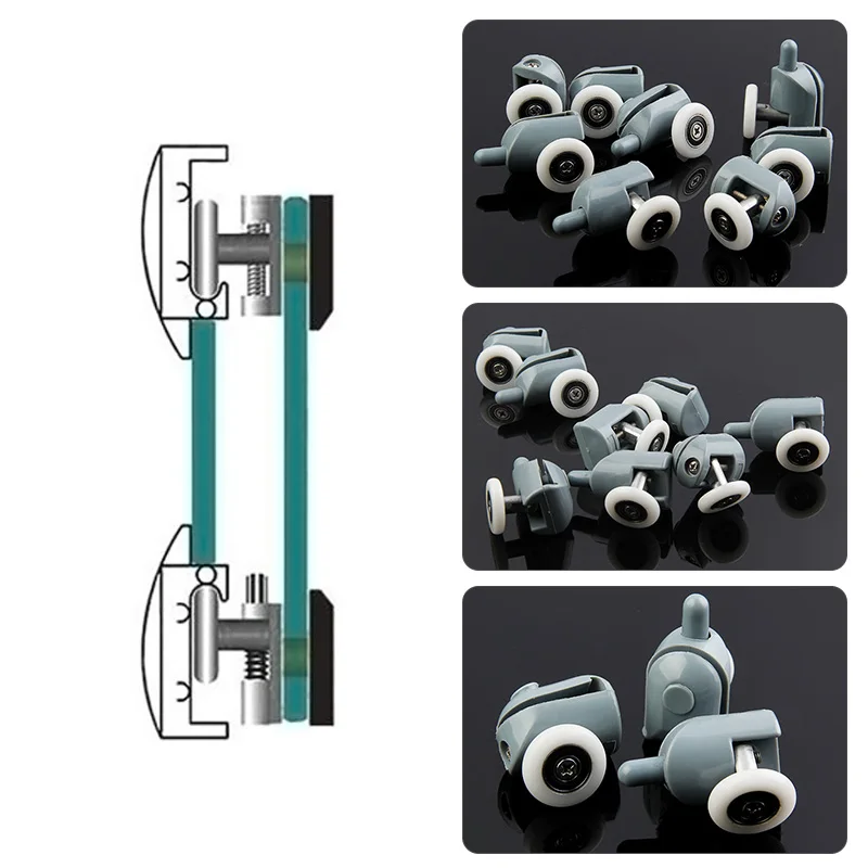 

1PC shower Rooms Cabins Pulley Shower Room Roller /Runners/0Wheels/Pulleys Diameter 20mm/23mm/25mm/27mm