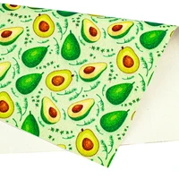 fruit food theme faux glitter leather sheets for making hair bow sewing crafting party decor diy projects