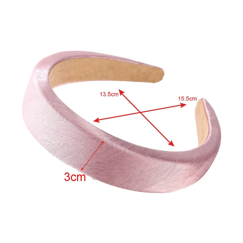 Повязка на голову LEVAO из молочного шелка средней толщины с подкладкой украшение