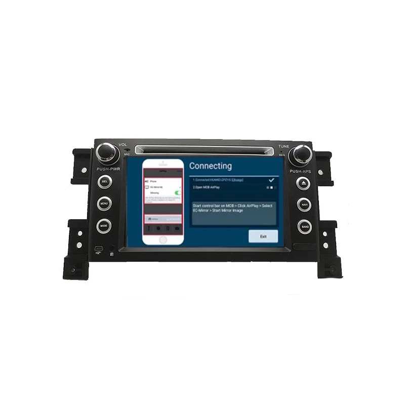 Автомобильный радиоприемник 2DIN 7 дюймов четырехъядерный Android 8 1 DVD-плеер с