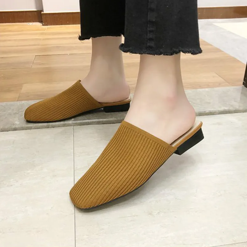 Прямая поставка коллекция 2019 года брендовые шлепанцы эластичная ткань круглый