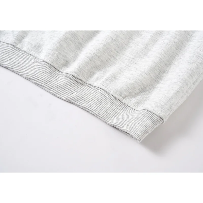 Свитшот женский с круглым вырезом худи надписью пальто уличная одежда в стиле