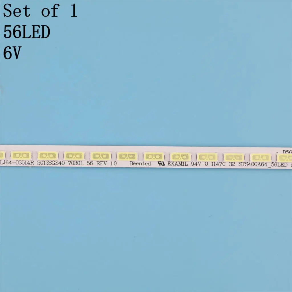 100% New 1pcs/Kit LED strips for PHI LIPS 40 TV 40PFL5537H 40PFL5507T 40PFL5007M 08 LTA400HV04 LJ64 03514A STS400A75 56LED rev.1 | Лампы и