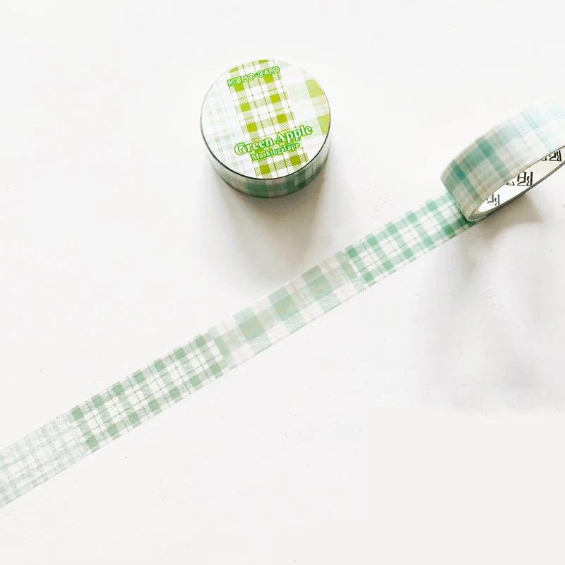 

1 Roll Soft Color Grids Fresh Hand Account Decoration DIY Tape Stickers