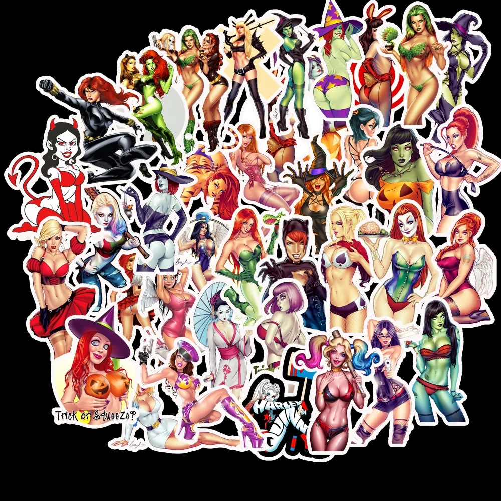 

25/50/100 Pcs Anime Stickers, Waterproof Adults Stickers, Cute Variety Pack for Laptop Computer Skateboard Bicycle Luggage Decal