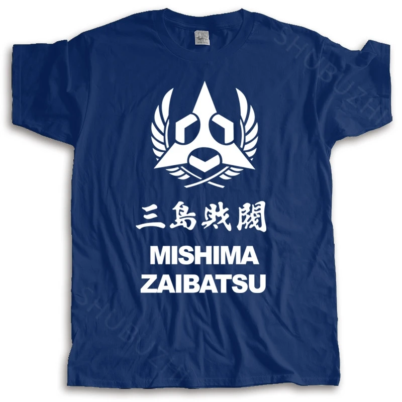 Летняя мужская футболка бренда teeshirt Мисима Zaibatsu логотип Tekken Мужская хлопковая
