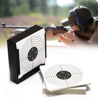 creative multiuse 14cm card funnel target holder pellet trap target for air rifleairsoft shooting paintball sport new accessory