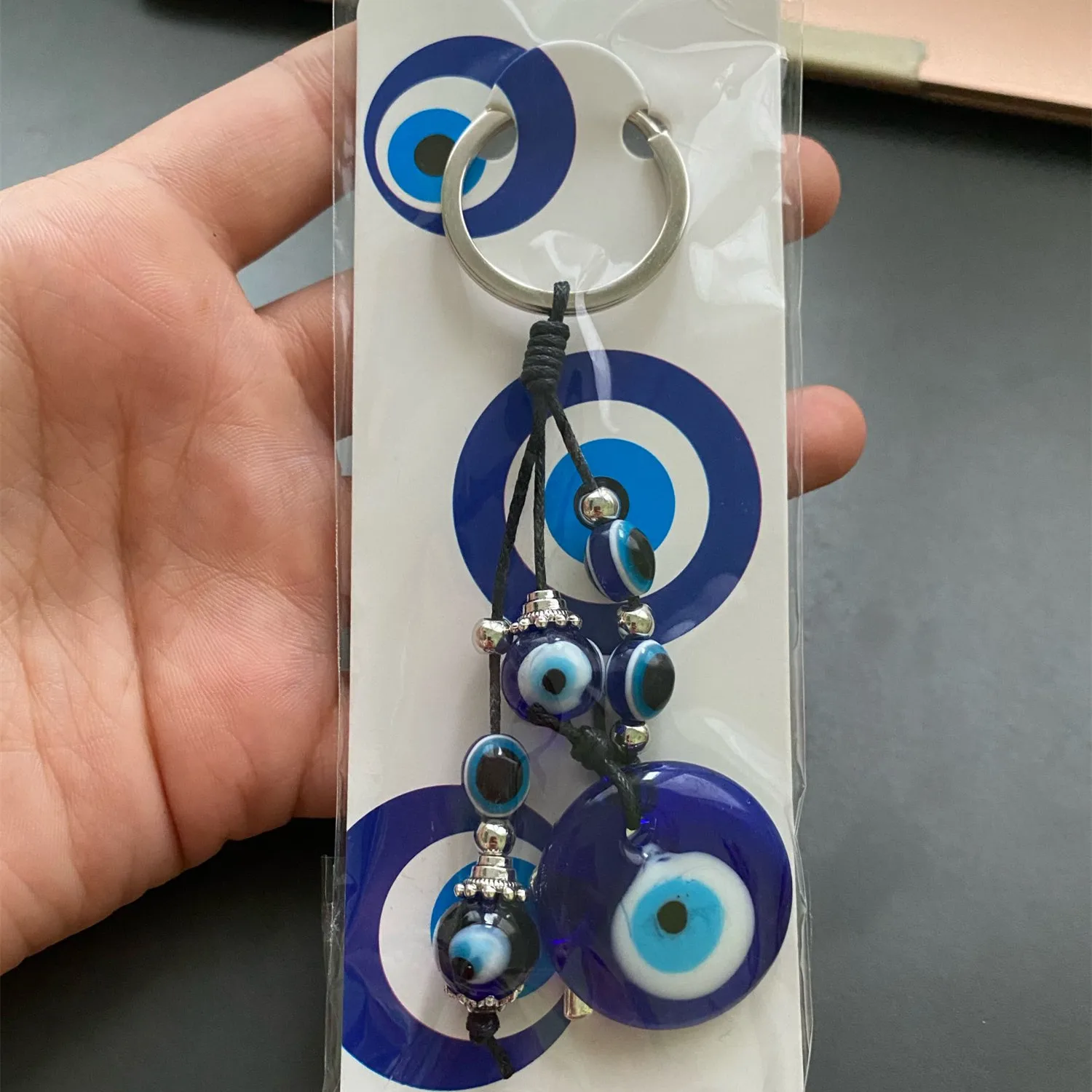 Брелок модный брелок в форме клевера из сплава для автомобиля ювелирный кулон с