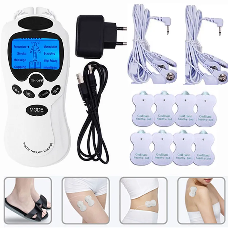 

Electric herald Tens Muscle Stimulator Acupuncture Body Massage Digital Therapy Machine Electrostimulator
