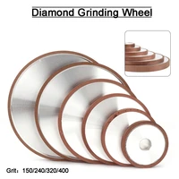 180mm parallel diamond grinding wheel resin bonded disc grinder cutter for milling cutter power abrasive milling tools 150 400