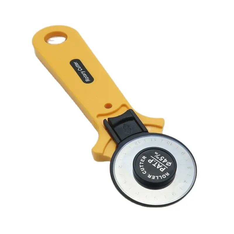 

45 MM Manual Type Cutting Cloth Leather Knife Roller Leathercraft Tools Cutter DIY Leather Craft Cut