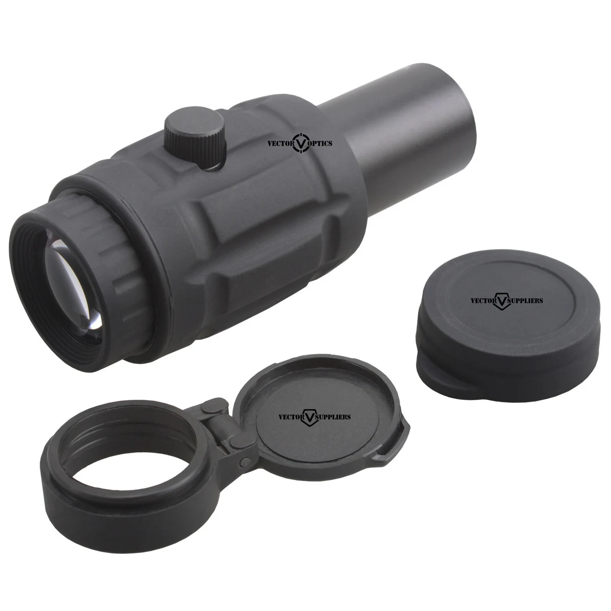 Векторная Оптика Тактический Регулируемый 4x Лупа подходит для Red Dot HOLO Sight с откидной в сторону Picatinny крепление аксессуары для съемки