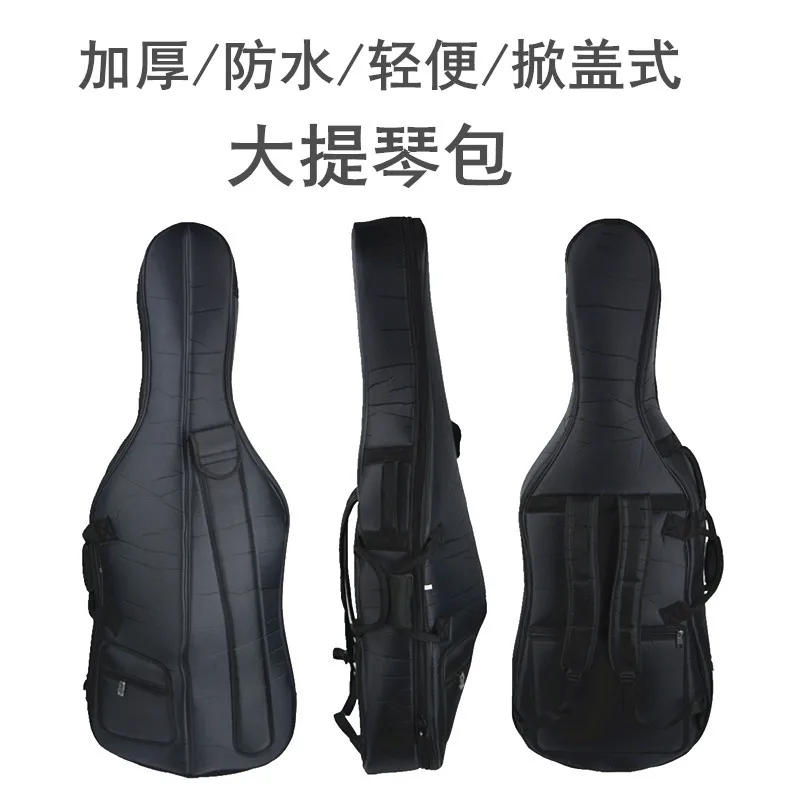 Macio de Violoncelo Belo Bolsa Preto Tecido Impermeável