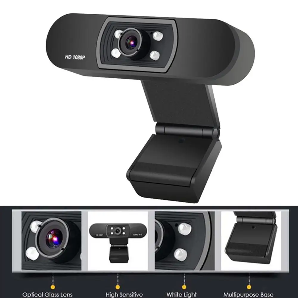 Высококачественная HD 1080P Веб камера с автофокусом 5 Мп веб Встроенный микрофон