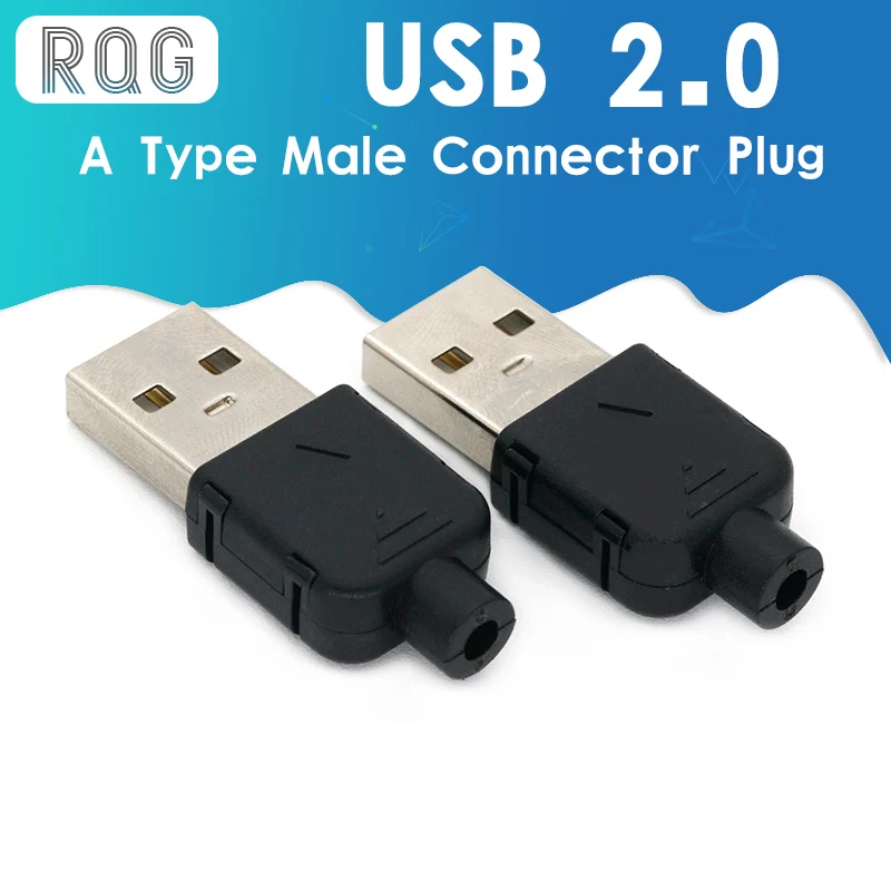 10 комплектов сделай сам USB 2 0 разъем папа тип 4-контактный адаптер в сборе типа