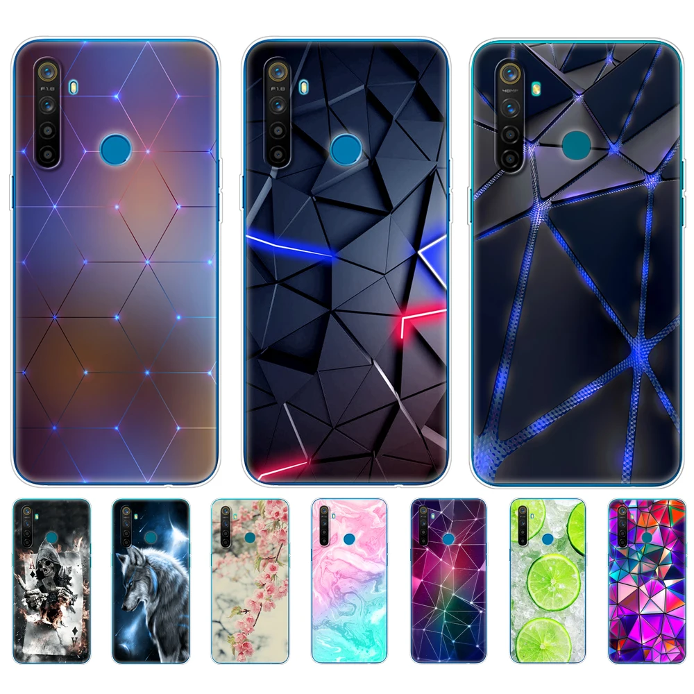 for realme 5 case rmx1927 silicon soft phone cover for oppo realme 5 pro rmx1971 realme5 5pro tpu back coque capa funda free global shipping