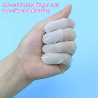 incision frosted finger cots non slip dust free disposable protective finger cots guanti lattice latex gloves eldiven eekawiczki