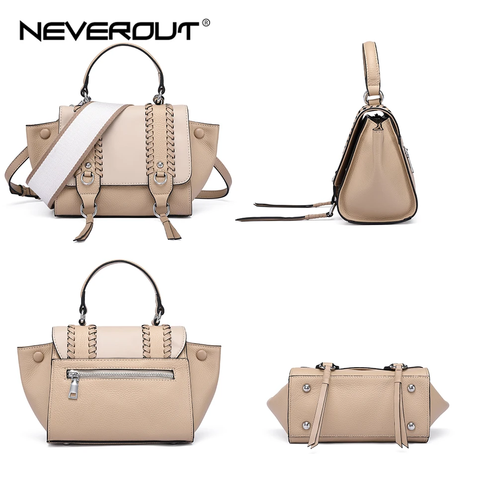 NEVEROUT сумка на плечо из натуральной кожи роскошные сумки женские дизайнерские