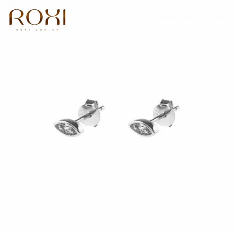 ROXI новые модные ювелирные изделия мини серьги-гвоздики для глаз для женщин Подарки счастливые сглаз серьги-гвоздики серьги из стерлингового серебра 925 пробы