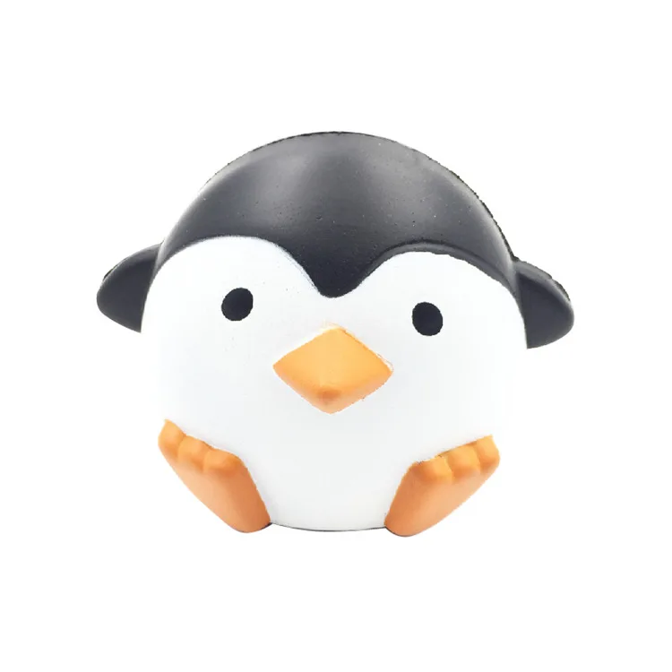 penguin boy Мягкие медленно растущие мягкие игрушки милые Kawaii Jumbo большой розовый единорог мультфильм животных мягкие игрушки Jumbo - Цвет: penguin boy