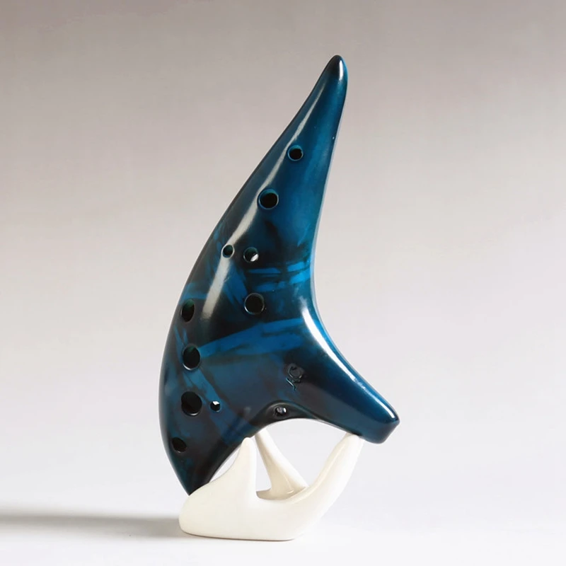 12 двенадцати отверстий для сжигания риса окарина альт с тюнинг начинающих