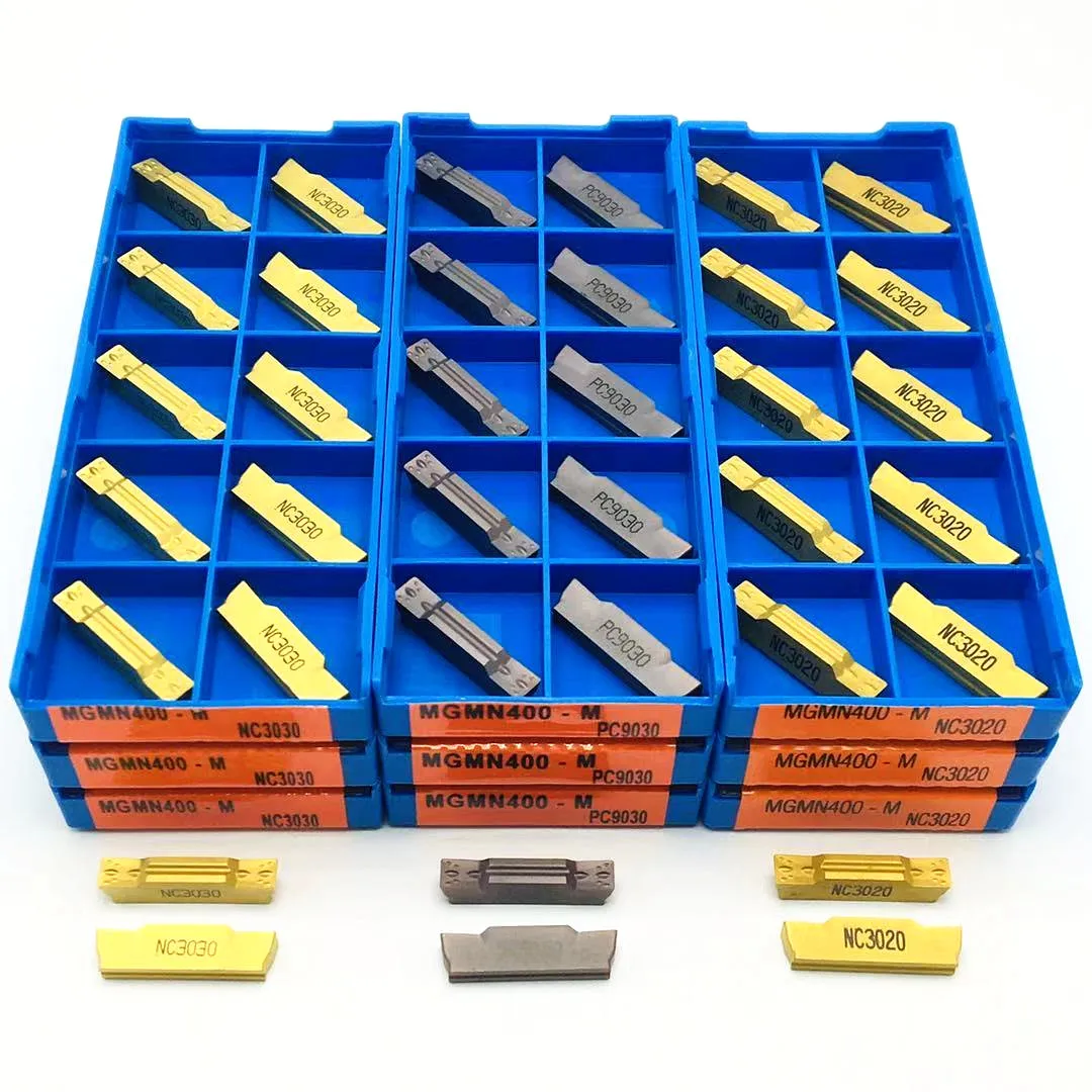 10PCS slotting tool MGMN150 MGMN200 MGMN300 MGMN400 NC3020 NC3030 PC9030 can replace Korloy slotting carbide metal turning tool