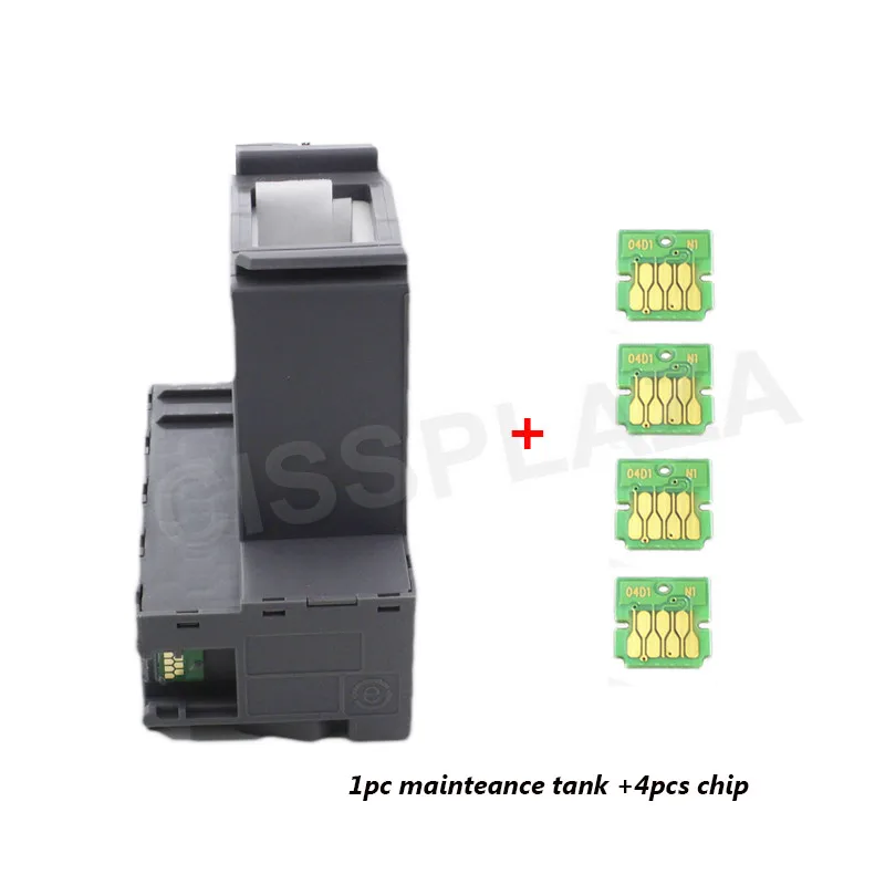 Блок обслуживания CISSPLAZA 1X T04D1 + дополнительный чип совместимый с принтером Epson L6160