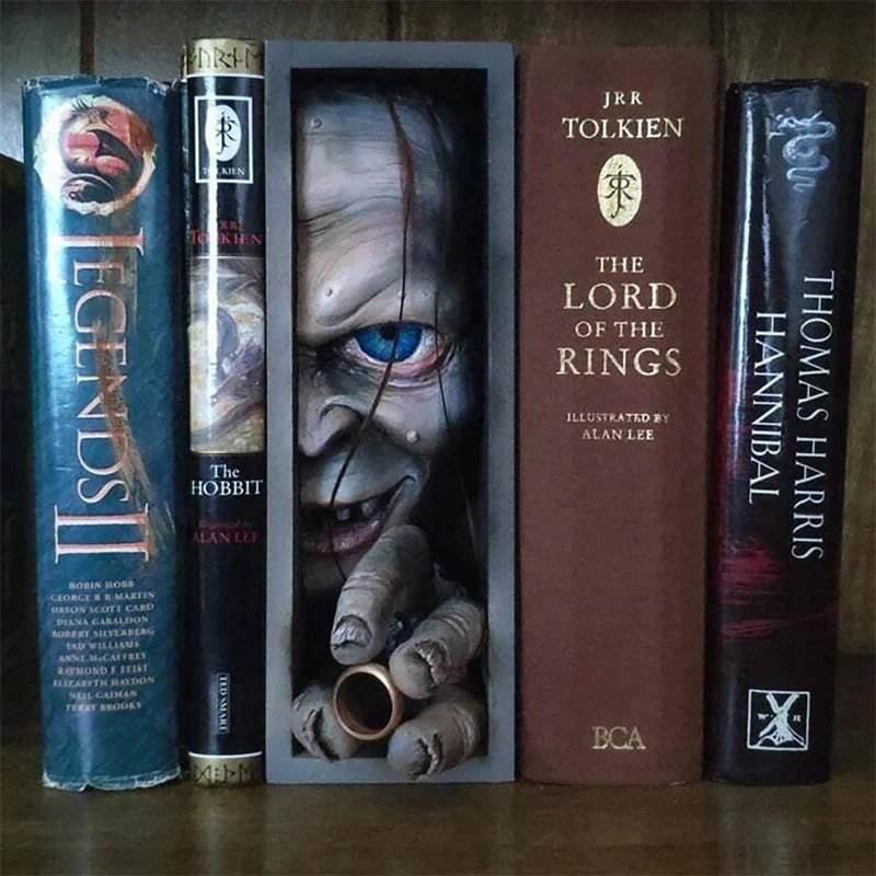 Подставка для книг с изображением человеческого лица из смолы - купить по