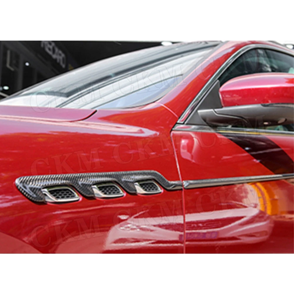 4 шт./компл. декоративные полосы из углеродного волокна для переднего крыла