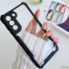Clear Matte TPU Acrylic Phone Case for Xiaomi 11i 10T 10Pro Poco X3 Solid Color Cover for Redmi Note 10 Pro Max 10s 9A Note9 Pro