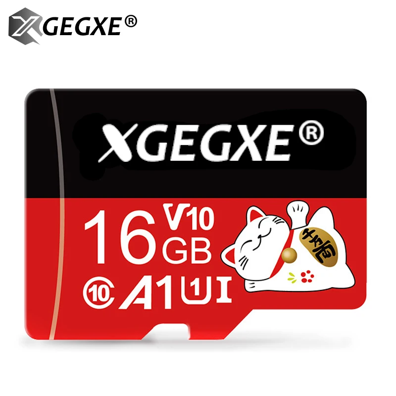 Карта памяти XGEGXE Micro SD 16 ГБ 32 64 128 256 MicroSD Max A1 Uitra C10 TF карта 8G памяти|Карты памяти| |