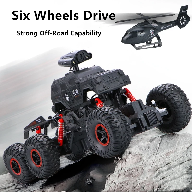 Детский внедорожник высокоскоростной 6 колёс 2 4 ГГц радиоуправляемая игрушка |
