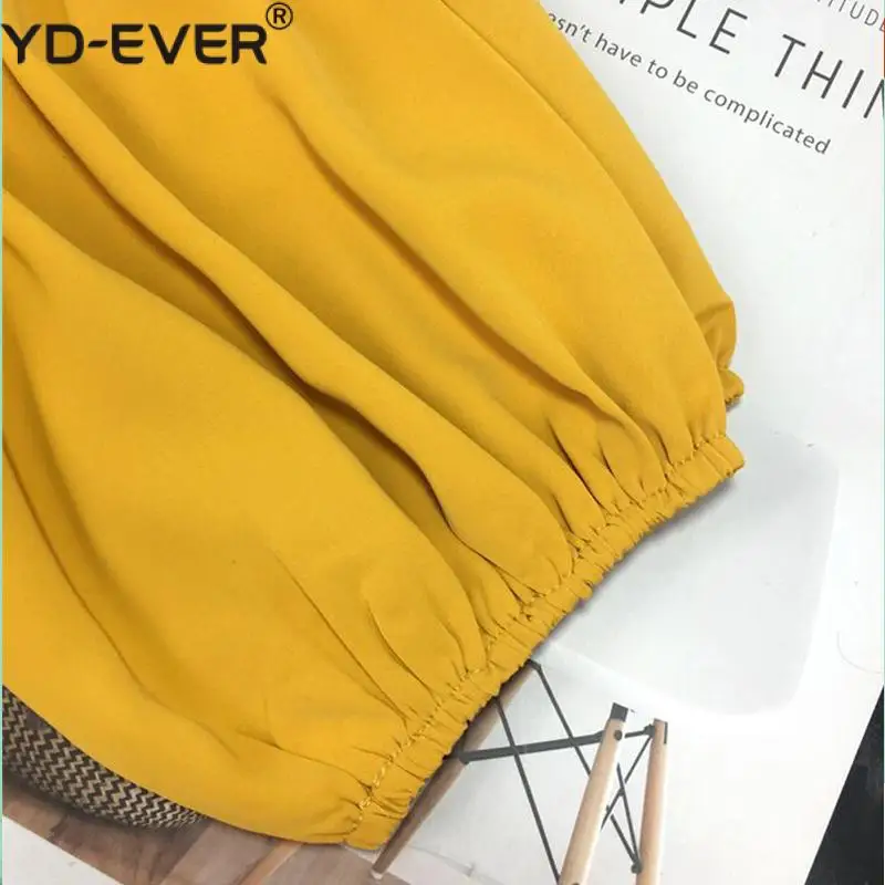 Платье миди с квадратным вырезом пуговицами спереди и пышными рукавами|Женские