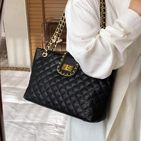 lattice large armpit bag spring new high quality pu leather womens designer handbag luxury brand shoulder messenger bag
