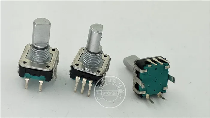 

Оригинальный Новый кодировщик 100% EC12S с переключателем 24 точки длина ручки мм f зеленый фон