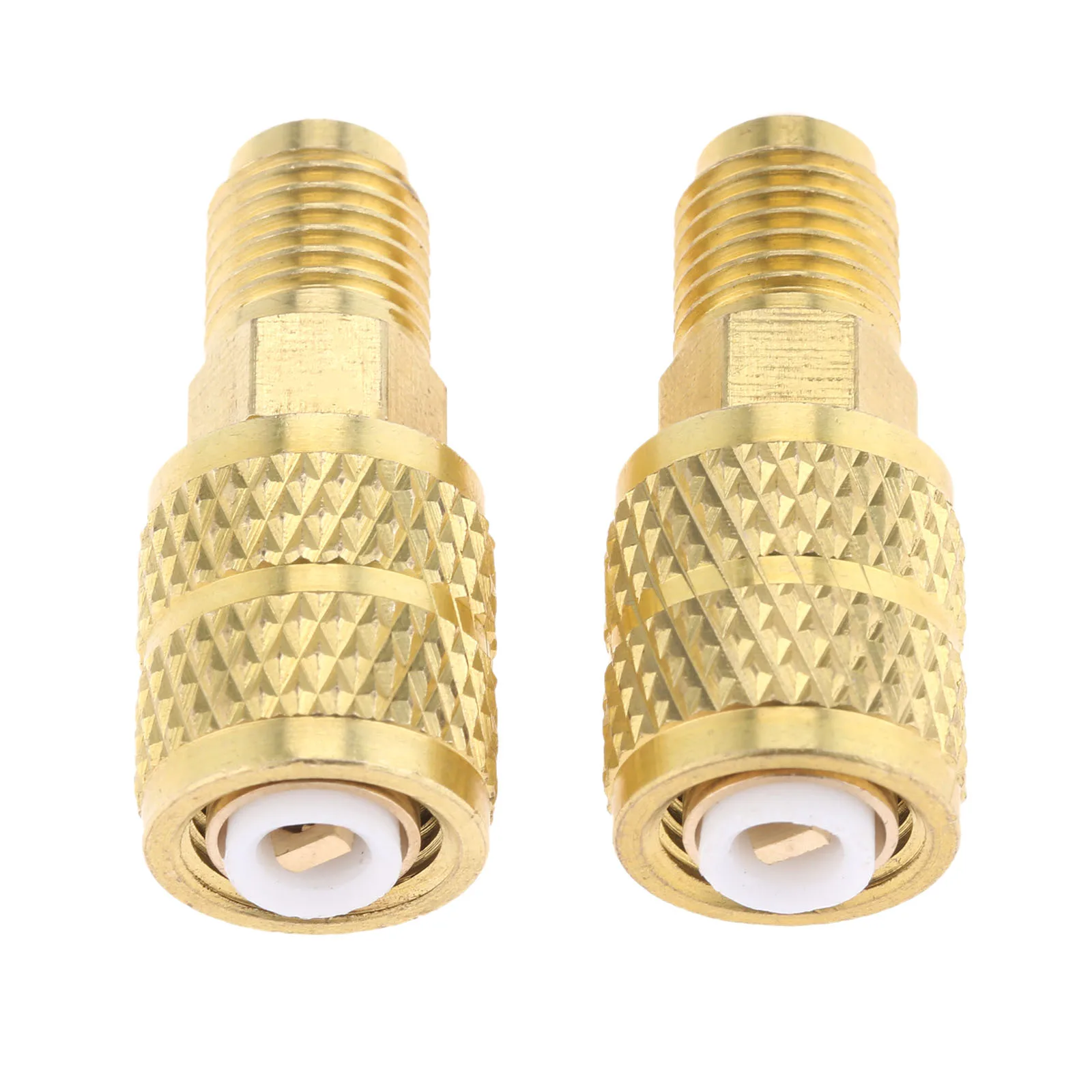 2 шт. 5/16 дюйма SAE Female X 1/4 Male прямые бесканальные раздельные системы R410A для