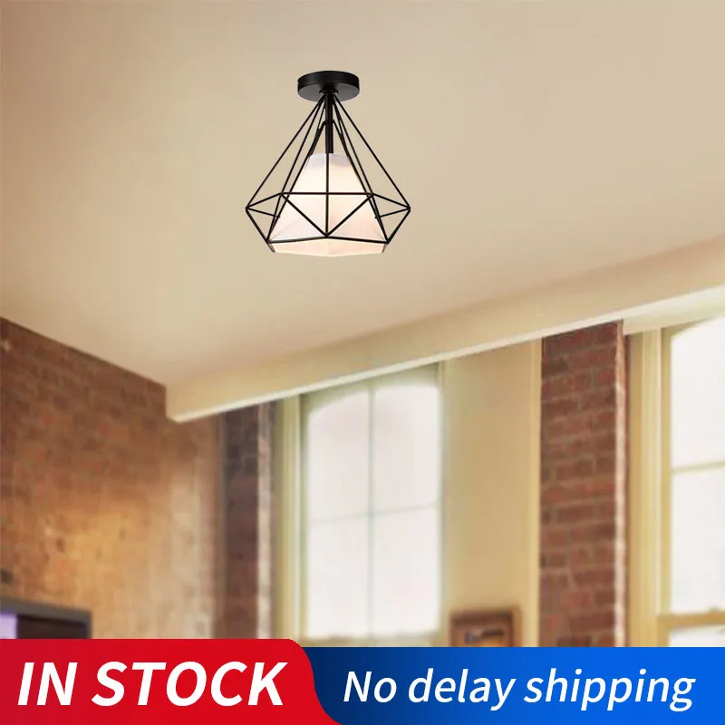 Металлическая лампа в скандинавском стиле винтажный промышленный светильник