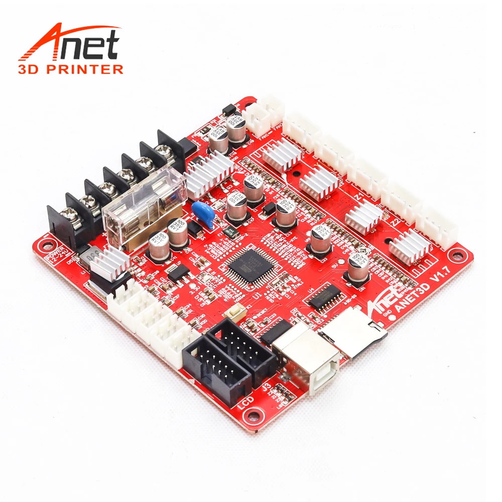 Для Anet A2 A6 A8 A1284 Base V1.7 базовая панель управления материнская плата