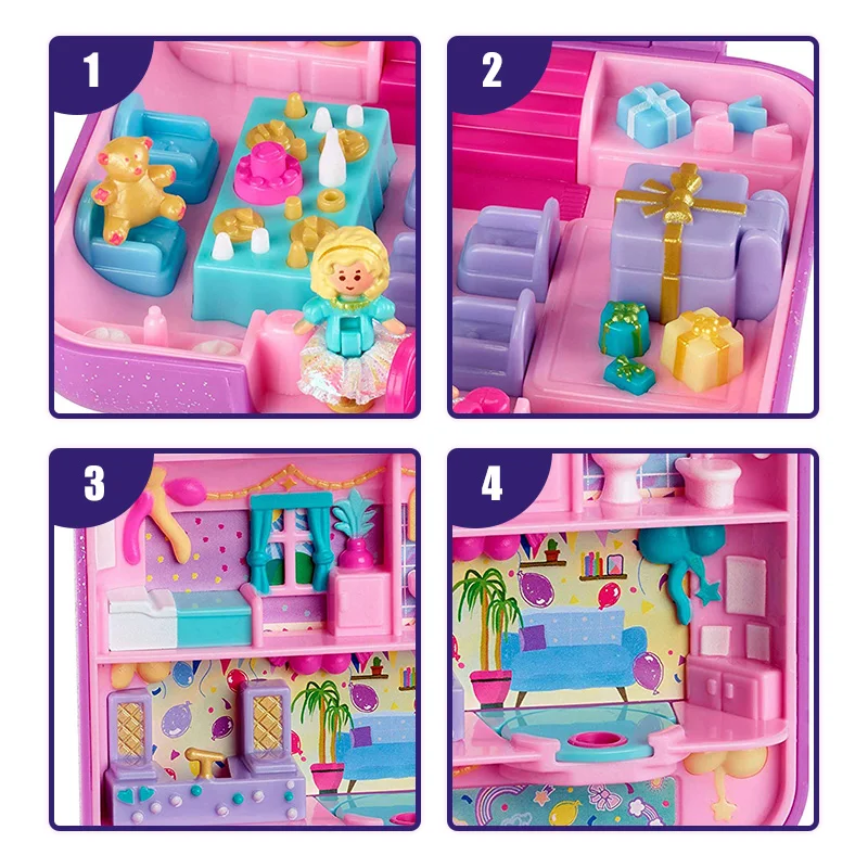 Оригинальные карманные игрушки Polly 30 Юбилейная коллекция Partytime сюрприз сувенир
