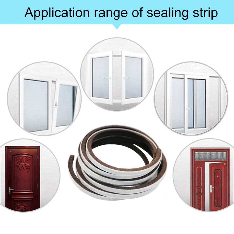 Vanzlife клейкая полосатая уплотнительная полоса для дверей и окон стекло унитаза