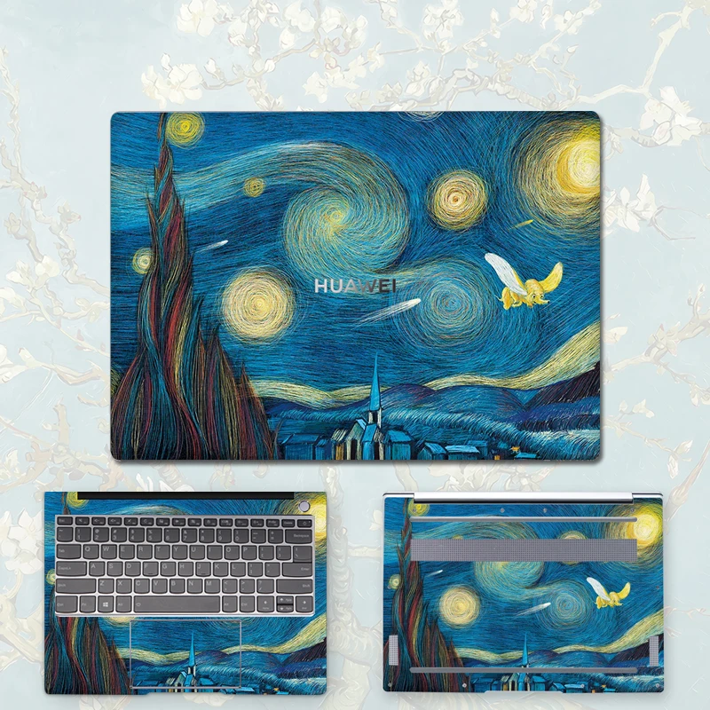 мраморная наклейка для ноут